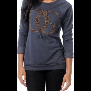 Obey OG leopard pullover